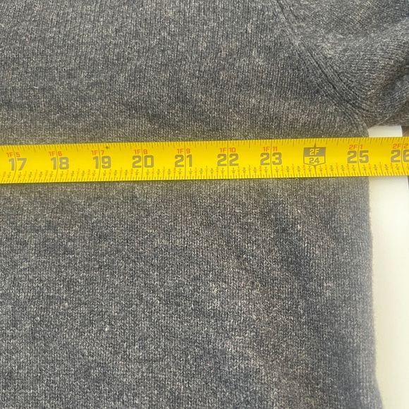 Jos A Bank Sweater X Large Brown  Shawl Collar Lambs Wool Wood Button - Picture 6 of 7